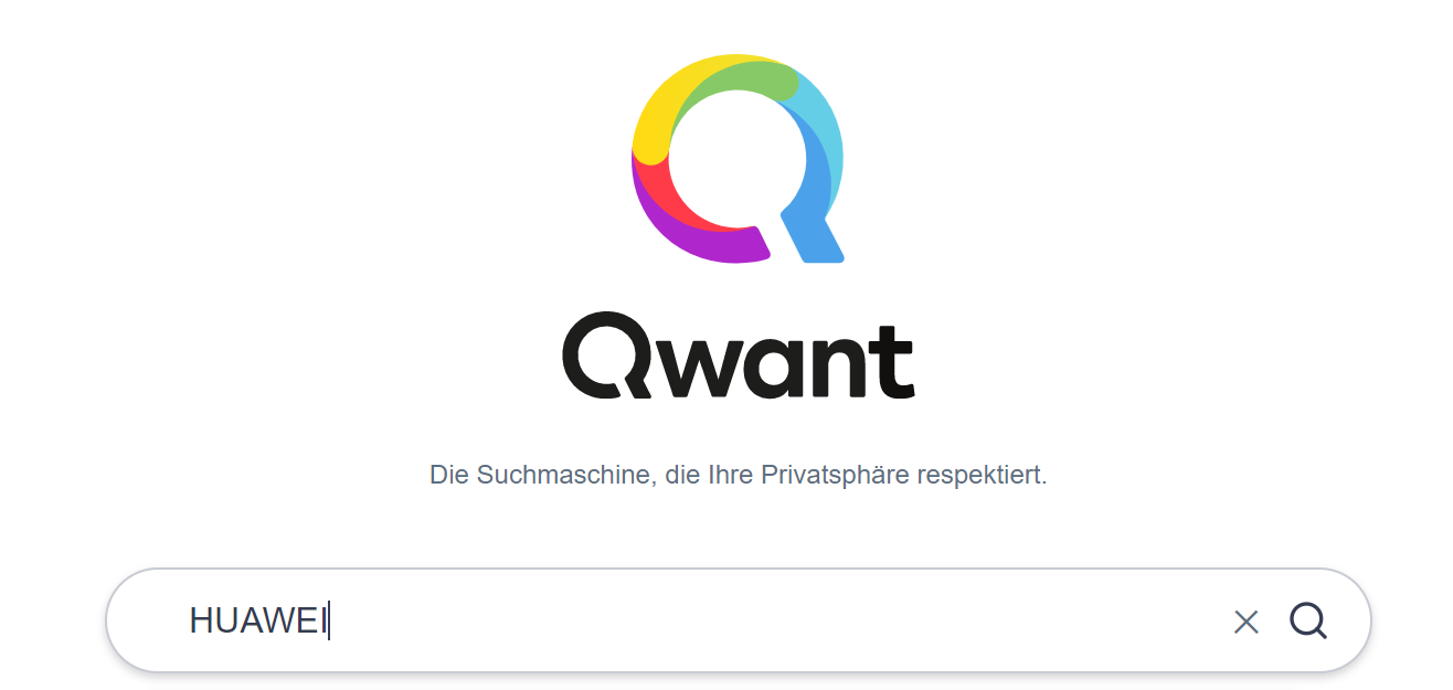 Qwant und HUAWEI - Für bessere Suchergebnisse! 1